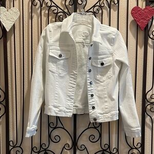 Women's White Denim Jacket by Kut from the Kloth